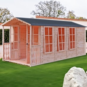 Westminster 7 x 15 Summerhouse with Veranda