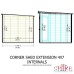 Barclay 11 x 7 Summerhouse with Storage Shed