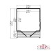 Buckingham 7 x 8.5 Summerhouse (incl. Veranda)