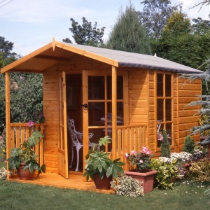 Buckingham 7 x 8.5 Summerhouse (incl. Veranda)