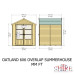 Oatland 6 x 6 Overlap Summerhouse