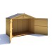 Apex Shiplap Bike Store With Floor