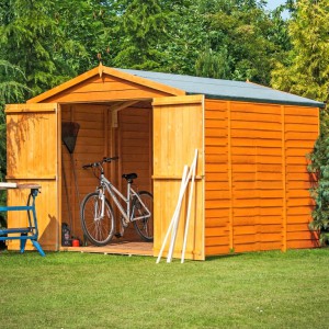 Overlap 6 x 12 Double Door Shed Without Windows