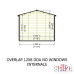 Overlap 8 x 12 Double Door Shed Without Windows