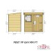 Shiplap 6 x 4 Pent Shed