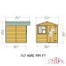 Abri 7 x 7 Shed