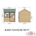 Bunny and Platform Playhouse with Slide