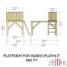 Bunny and Platform Playhouse with Slide