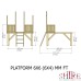 Stork and Platform Playhouse with Slide