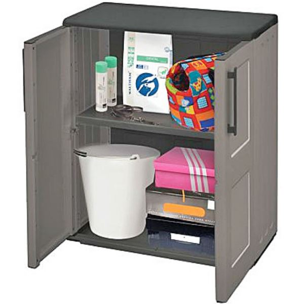 Plastic Utility Storage Cupboard - Small