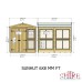 Sun Hut 6 x 8 Potting Shed