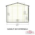 Sun Hut 8 x 4 Potting Shed