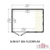 Sun Hut 8 x 6 Potting Shed