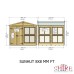 Sun Hut 8 x 8 Potting Shed