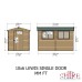 Lewis 6 x 10 Single Door Shed