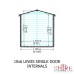 Lewis 6 x 10 Single Door Shed