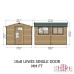 Lewis 8 x 10 Single Door Shed