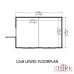 Lewis 8 x 12 Single Door Shed