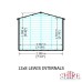 Lewis 8 x 12 Single Door Shed