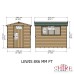 Lewis 6 x 8 Single Door Shed