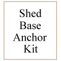 Sapphire 6 x 6 Metal Apex Shed - Hilti Anchor Kit