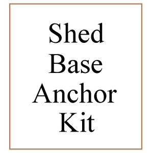 Sapphire 5 x 4 Metal Apex Shed - Hilti Anchor Kit