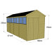Tongue & Groove 16 x 6 Double Door Apex Shed