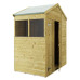 Tongue & Groove 4 x 6 Double Door Apex Shed
