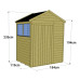 Tongue & Groove 4 x 6 Double Door Apex Shed