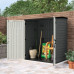 Greaves Extra Large Vertical Shed - Peppercorn and Pale Grey