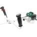 Webb 43cc 25cm (10″) Straight Shaft Cow Horn Handled Petrol Brush Cutter