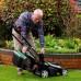 Webb Supreme 33cm Electric Rotary Lawnmower with Rear Roller