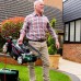 Webb Supreme 33cm Electric Rotary Lawnmower with Rear Roller