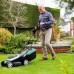 Webb Supreme 33cm Electric Rotary Lawnmower with Rear Roller
