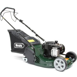 Webb Supreme 43cm (17″) Self Propelled Petrol Rear Roller Lawn Mower