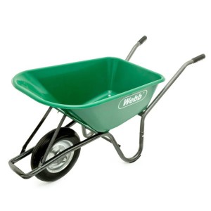 Webb 90 Litre Polypropylene Wheelbarrow with Puncture-Proof Tyre