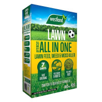 Aftercut All-In-One Lawn Feed, Weed & Moss Killer 80m2