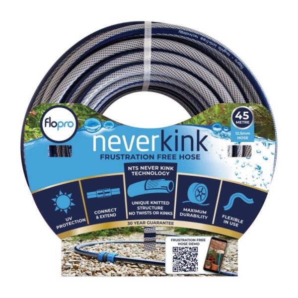 FLOPRO Never Kink 45m Garden Hose