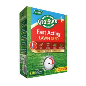 Gro-Sure Fast Acting Lawn Seed 30m2