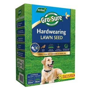 Gro-Sure Hardwearing Lawn Seed 30m2