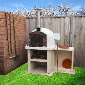 Premier Wood Fired Pizza Oven With Stand And Side Table