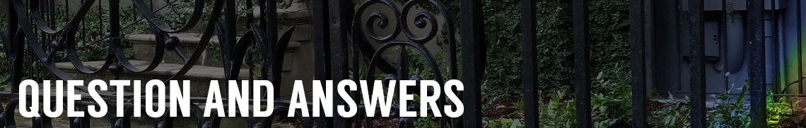 Installing garden gates questions and answers - content section divider