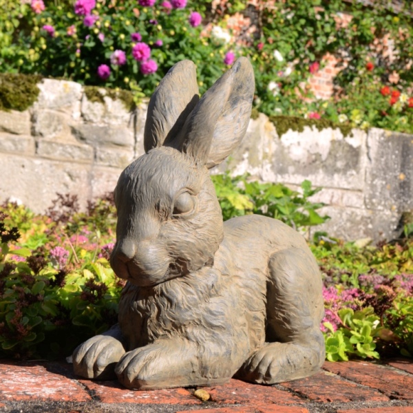 Rabbit deals garden statue