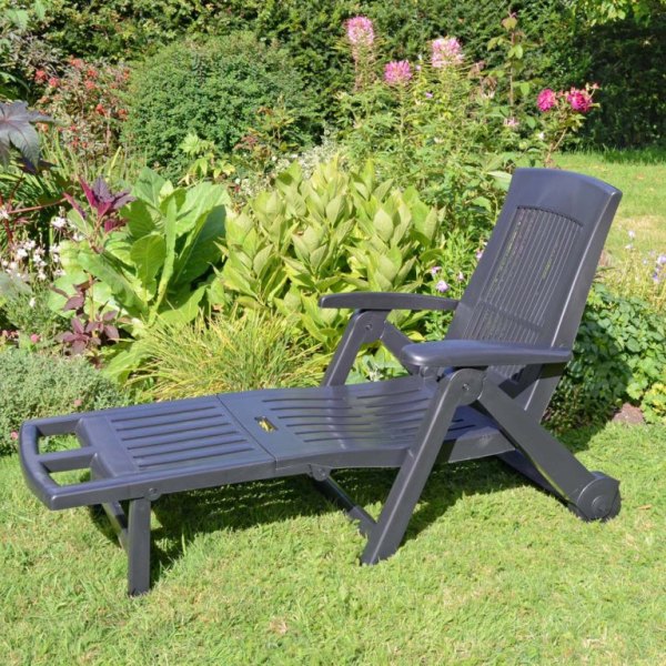 Potenza Plastic Sun Lounger