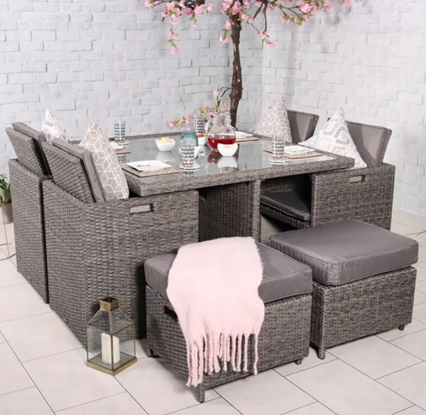 Paris Cube Dining Set 8 Seater