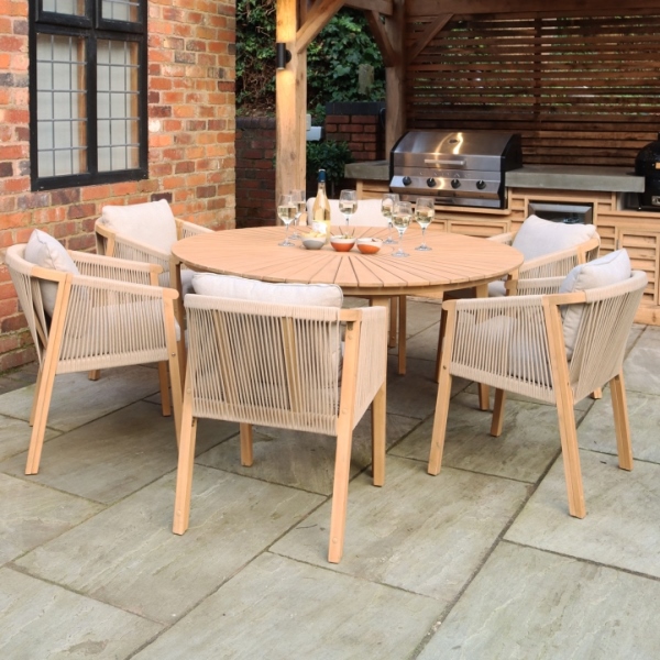 Roma Patio Dining Set 150cm