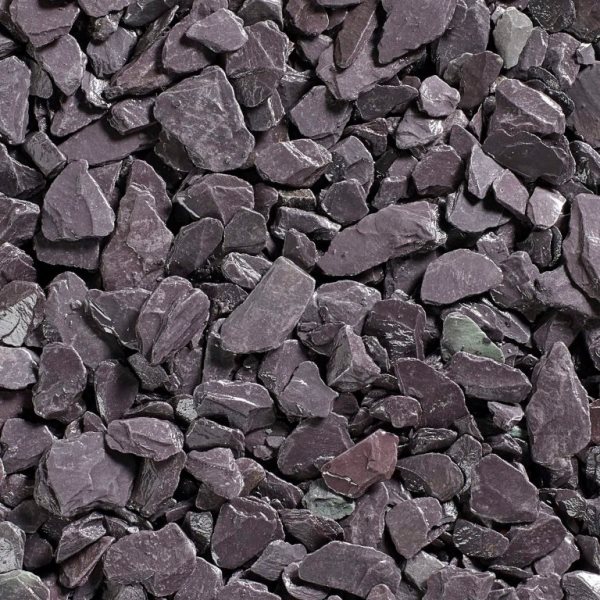 Plum Slate Chippings Bulk Bag, Are Slate Chippings Suitable For Patios