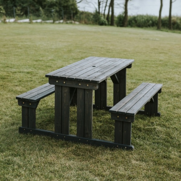 Guernsey Walk In Picnic Table Grey